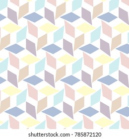Abstract geometric sweet pattern background vector.