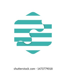 Abstract geometric symbol element icon flat design