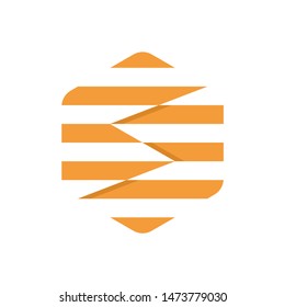 Abstract geometric symbol element icon flat design