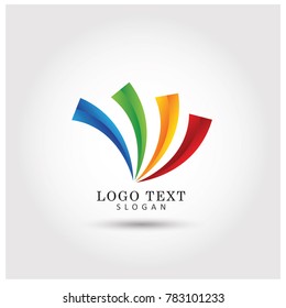 Abstract Geometric Symbol & Icon Logo Vector Template