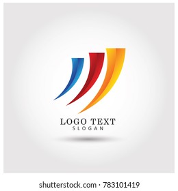Abstract Geometric Symbol & Icon Logo Vector Template