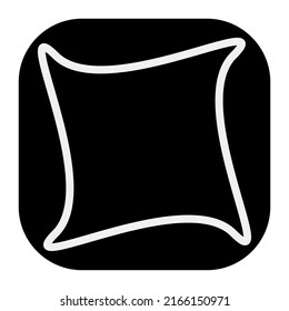 Símbolo geométrico abstracto, gráficos vectoriales de iconos, ilustración