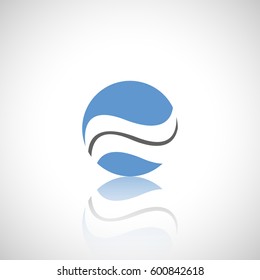 Abstract geometric symbol. Template emblem badge. Logo.