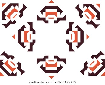 Seta Padrão Simbólica Geométrica Abstrata