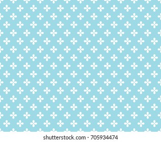 Abstract Geometric Tear Drop Diamond Seamless Pattern On Blue Background For Scrapbook, Flyers, Posters, Web, Greeting Cards.