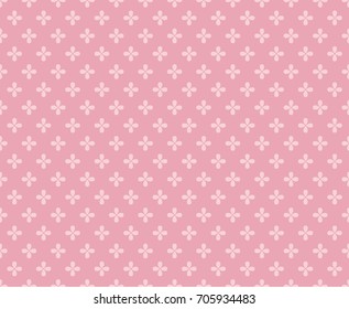 Abstract Geometric Tear Drop Diamond Seamless Pattern On Pink Background For Scrapbook, Flyers, Posters, Web, Greeting Cards.