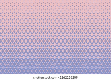 Resumen de tecnología geométrica con triángulo azul sobre fondo rosa horizontalmente sin problemas.