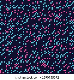 abstract geometric techno seamless pattern. futuristic industrial vector repeat pattern with squares.  