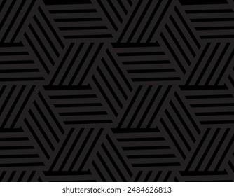 Abstract geometric technological background. Black and White color abstract pattern design.