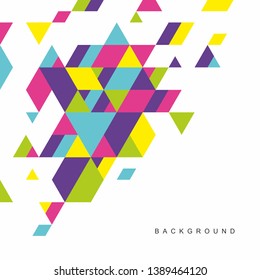 Abstract geometric technological background. Vector creative design.