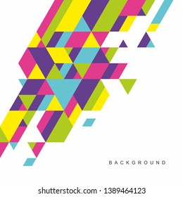 Abstract geometric technological background. Vector creative design.