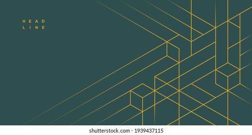 Abstract geometric technological background. Vector creative design.