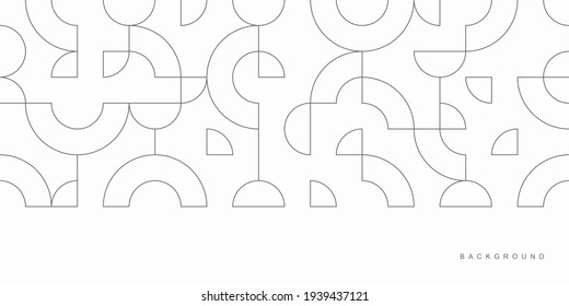 Abstract geometric technological background. Vector creative design.