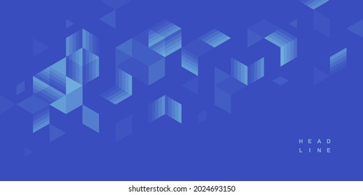 Abstract geometric technological background. Vector creative design.