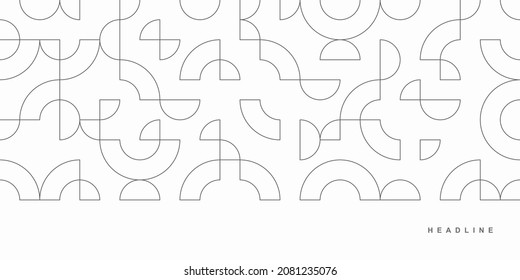 Abstract geometric technological background. Vector creative design.