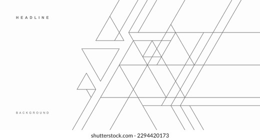 Abstract geometric technological background. Vector creative design.