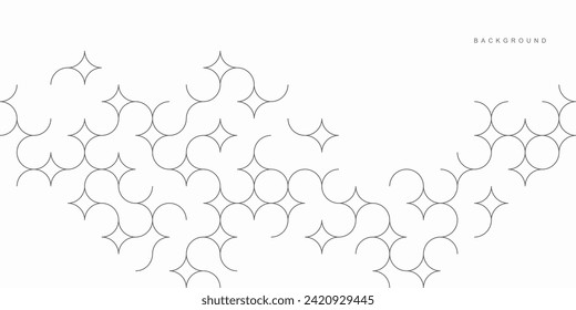 Abstract geometric technological background. Vector creative design.