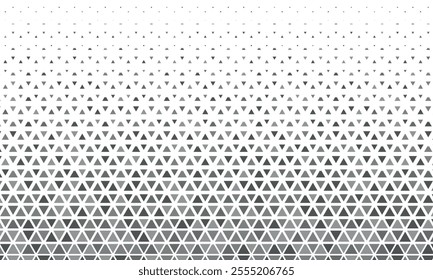 Abstract Geometric Technology Background Vector Triangle Halftone Pattern. Triangular Half Tone Texture. Minimal Style Dynamic Technology Wallpaper which is currently popular