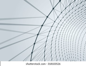 Abstract geometric technology design element. 