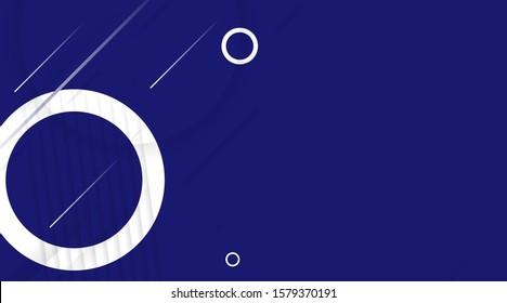 Abstract geometric technology modern white and Phantom Blue color background, design vector