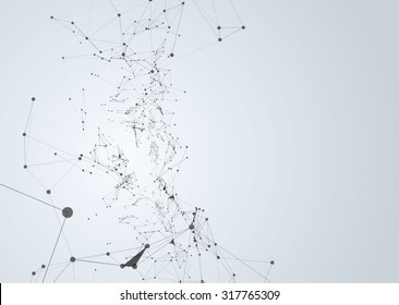Abstract geometric technology vector design element. 