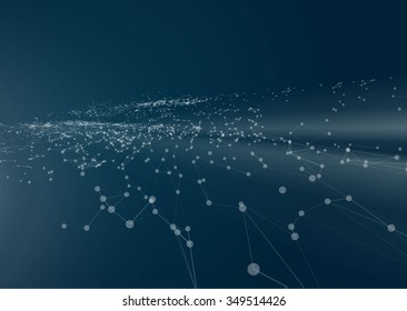 Abstract geometric technology vector design element. 