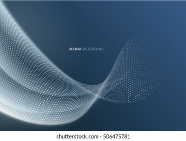 Abstract geometric technology vector design element.