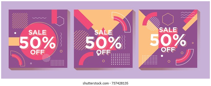 Abstract Geometric Template