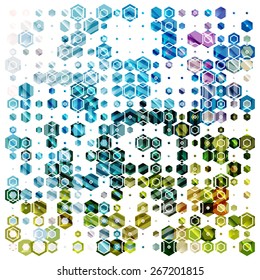 Abstract geometric template. Can be used to design, website layout,  covers