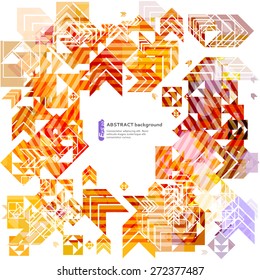 Abstract geometric template. Can be used to design, website layout,  covers
