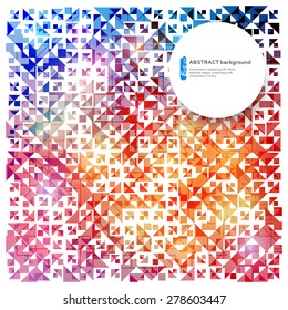 Abstract geometric template. Can be used to design, website layout,  covers