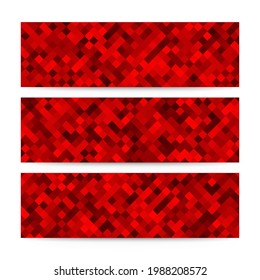 Abstract geometric template for design. Web banner.