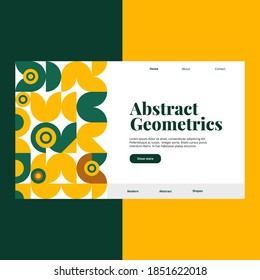 Abstract Geometric Template. Good for landing page, banner, presentations, poster, flyer and more awesome your artwork.