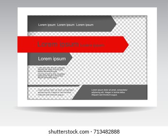 Abstract a geometric template for the presentation. Template for business and creativity and text.Set. The ability to put a picture and text.Presentation