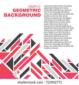 Abstract a geometric template for the presentation. Template for business and creativity and text.Set. The ability to put a picture and text.Presentation