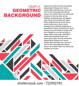 Abstract a geometric template for the presentation. Template for business and creativity and text.Set. The ability to put a picture and text.Presentation