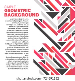 Abstract a geometric template for the presentation. Template for business and creativity and text.Set. The ability to put a picture and text.Presentation