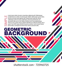 Abstract a geometric template for the presentation. Template for business and creativity and text.Set. The ability to put a picture and text.Presentation