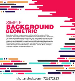 Abstract a geometric template for the presentation. Template for business and creativity and text. The ability to put a picture and text.Presentation
