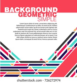 Abstract a geometric template for the presentation. Template for business and creativity and text.Set. The ability to put a picture and text.Presentation