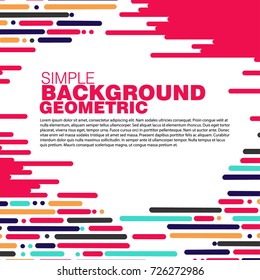 Abstract a geometric template for the presentation. Template for business and creativity and text. The ability to put a picture and text.Presentation