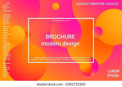 Abstract geometric texture. 3d ball shape gradients for decoration design.