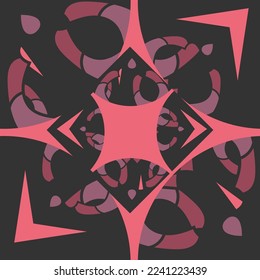 Abstract geometric with texture  seamless pattern