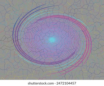 abstract geometric texture | trendy blurred background | gradient pattern | wave wallpaper | circle illustration for label,textile,poster or fashion design