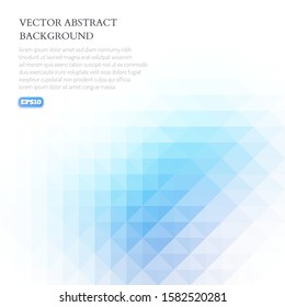 Abstract geometric texture from triangles. Images for the design of presentations, printing, business cards. Copy space for text. Stock vector illustration.