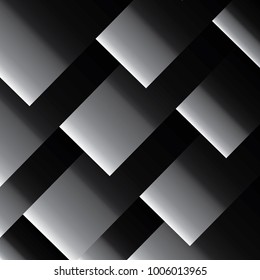 Abstract geometric texture. White and blue color. Futuristic gradient background, vector illustration.