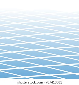 Abstract geometric texture. White and blue color. Futuristic gradient background, vector illustration.