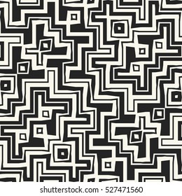 Abstract geometric textured background. Seamless pattern.