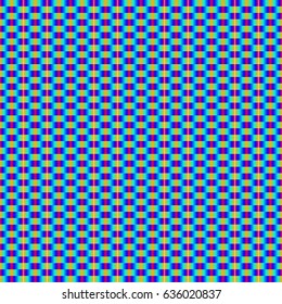 Abstract geometric textured glitch background. Seamless abstract background with geometric elements, designed with bright colored gradients. Trendy Glitch effect. Design element. Digital noise 