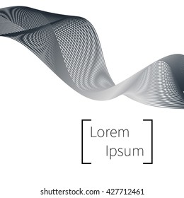 Abstract geometric thin lines background. Unique illustration for t-shirts, banners, flyers and other types of business design. Vector illustration